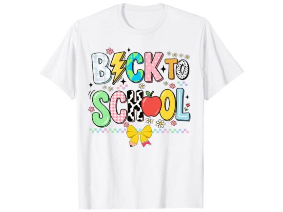 Cute School Bow Back to School T-Shirt Graphics