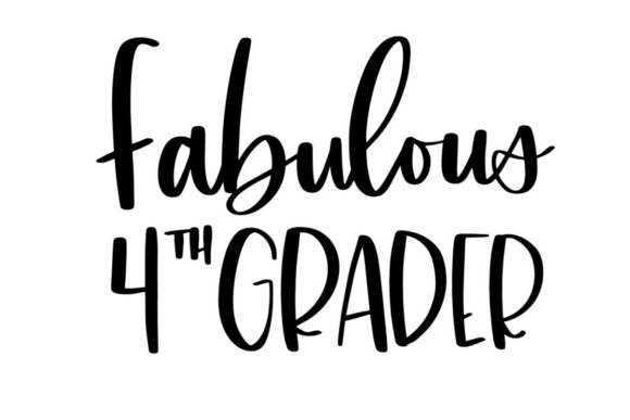 Fabulous Fourth Grader Graphics for Crafts Projects