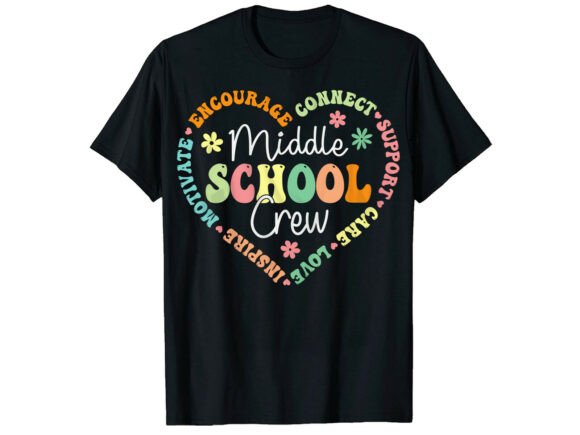 Middle School Crew Graphics: T-Shirt Designs That Spark Joy