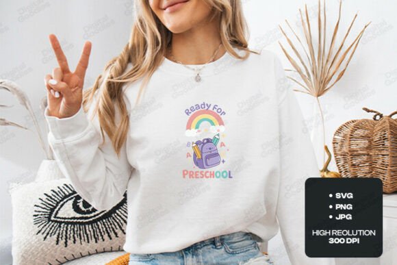 Ready for Preschool Cute Kids Design: Graphics & T-Shirt Designs