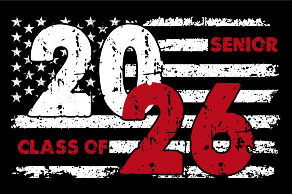 Senior Class 2026 Patriotic Graphics