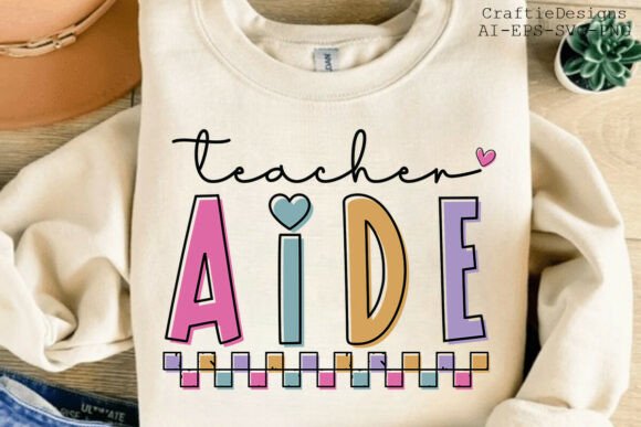 Teacher Aide SVG, Back to School SVG