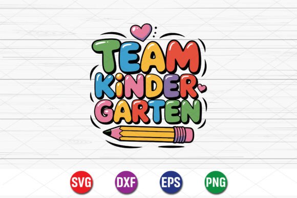 Team Kindergarten SVG Design